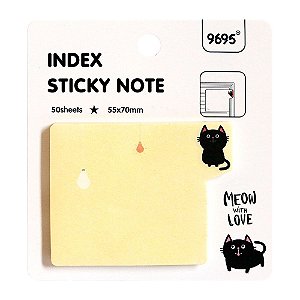 Post-it Index Sticky Note 9695 - Gato Amarelo