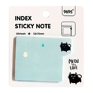 Post-it Index Sticky Note 9695 - Gato azul