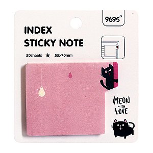 Post-it Index Sticky Note 9695 - Gato Rosa
