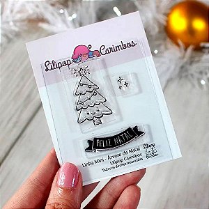 Kit de Carimbos Mini Árvore de Natal - Lilipop