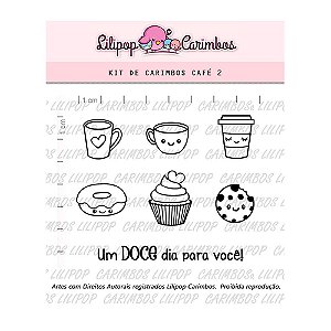 Kit de Carimbos Café 2 - Lilipop