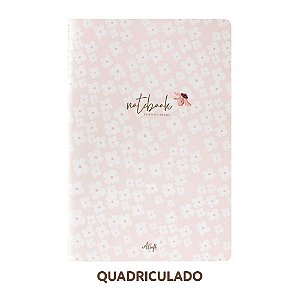 Caderno Quadriculado Petit Fleur Para Planner A.Craft Tamanho Padrão