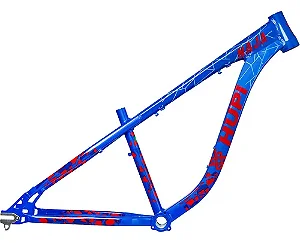 Quadro HUPI Naja V9 Azul/Vermelho com Gancheira Horizontal
