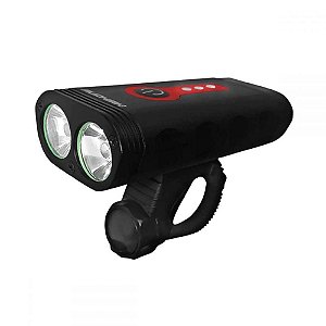 Farol Dianteiro High One 2 Leds 900 Lumens 3 Funções USB - High One