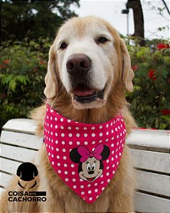 Bandana para cães Minnie Rosa