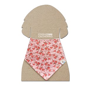 Bandana para cães Rosas