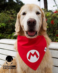 Bandana para cães Super Mario