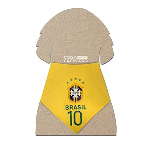 Bandana para cães copa mundo Brasil