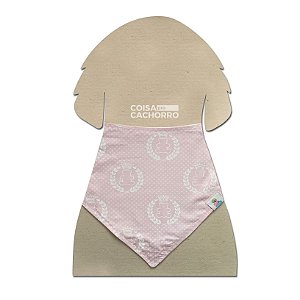 Bandana para cães Ursinho Rosa