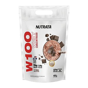 COMBO W100 WHEY CONCENTRADO 900g REFIL - NUTRATA