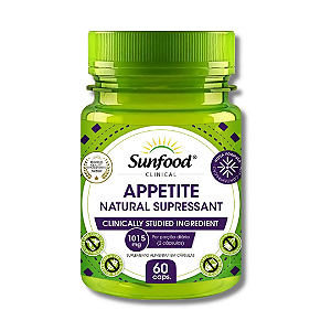 APPETITE NATURAL SUPRESSANT 1015mg 60 CÁPSULAS - SUNFOOD CLINICAL