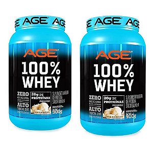 COMBO 2 UNIDADES AGE 100% WHEY - 900g