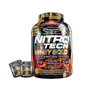 NITRO TECH 2KG + GRÁTIS 2 GLUTAMINAS 100G