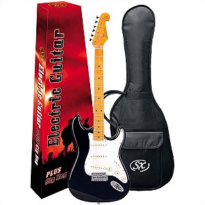Guitarra Elétrica Stratocaster Sx SST57 Preta Vintage Series