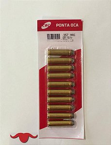 MUNIÇÃO CBC .357 MAGNUM  158GR PONTA OCA