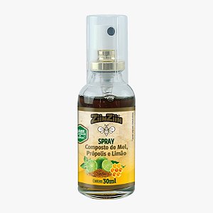 SPRAY- COMPOSTO DE MEL, PRÓPOLIS E LIMÃO  30 ML