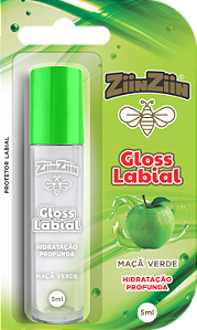 GLOSS LABIAL - SABOR MAÇA VERDE