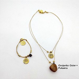 Signo de Virgem: Brinco / Pulseira / Colar