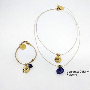 Signo de Aquário: Pulseira / Colar