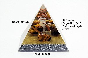 Orgonite Olho de Tigre | Santa Palha