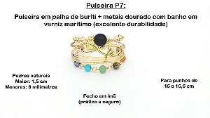 Pulseira Ônix | Proteção/Poder | Santa Palha