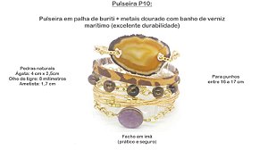 Pulseira Olho de Tigre | Santa Palha