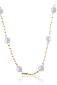 Pulseira Infantil com Pérolas Banhado em Ouro 18k (PL0011)