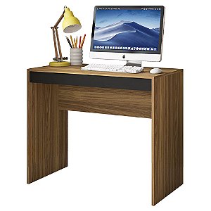 Mesa Computador Para Escritório 90 Cm Marrom Recta Caemmun