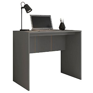 Mesa Para Computador Escritório 90 Cm Cubic Cinza Caemmun