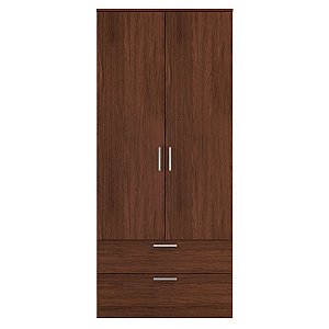 Guarda-Roupa 2 Portas 2 Gavetas Sleep Marrom Caemmun