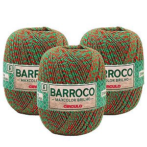 FIO BARROCO MAXCOLOR BRILHO NATAL Nº6