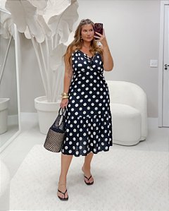 Vestido Poá