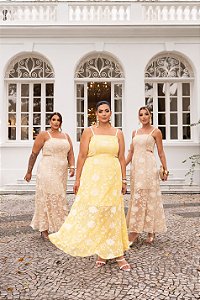 Vestido Midi Bordado