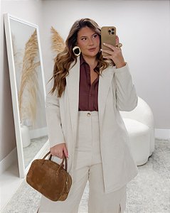 Blazer Linho com elastano
