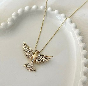 Colar Espírito Santo Cravejado de Zircônias