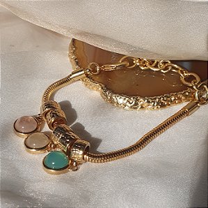 Pulseira Trio de Pedras Poderosas: Harmonia e Prosperidade