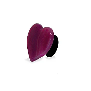 PopSocket em Pedra Natural de Coração