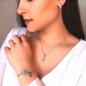 Conjunto Cubo Ágata Azul