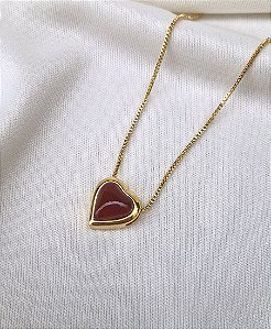 Colar Agata Vermelha