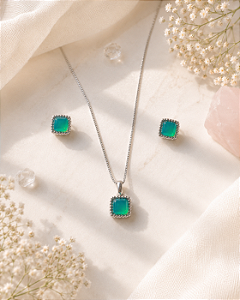 Conjunto Ágata Verde