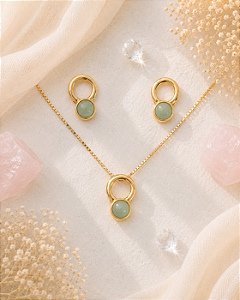 Conjunto Quartzo Verde
