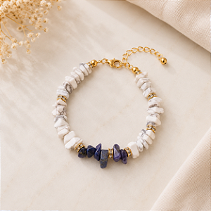 Pulseira Howlita Branca – Paz, Serenidade e Equilíbrio Emocional