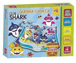 QUEBRA CABECA 64 PECAS BABY SHARK