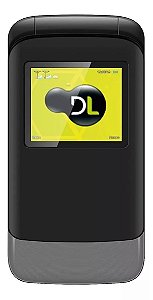 Celular DL YC-230 Dual SIM 32 MB preto/cinza 32 MB RAM - Celular Para Idoso