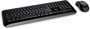 Teclado E Mouse Sem Fio Desktop 850 Usb - Preto