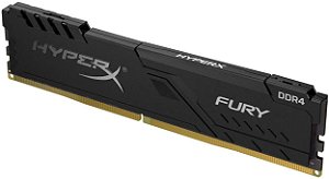 Memória RAM Fury DDR4 color preto 8GB