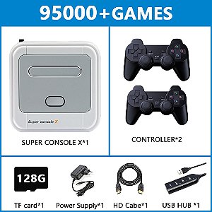 Mini Console Retrô Super 3D Games Retro com 93 mil jogos 