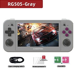 Console de jogos portátil retro, Android 12, 4.95" OLED Touch Scr