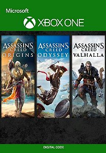 Assassin's Creed Bundle: Valhalla, Odyssey, Origins (Xbox One)