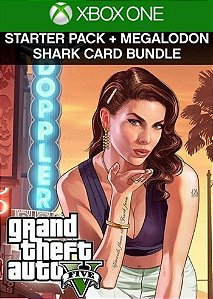Grand Theft Auto V: Premium Online Edition & Megalodon Shark Card Bundle XBOX